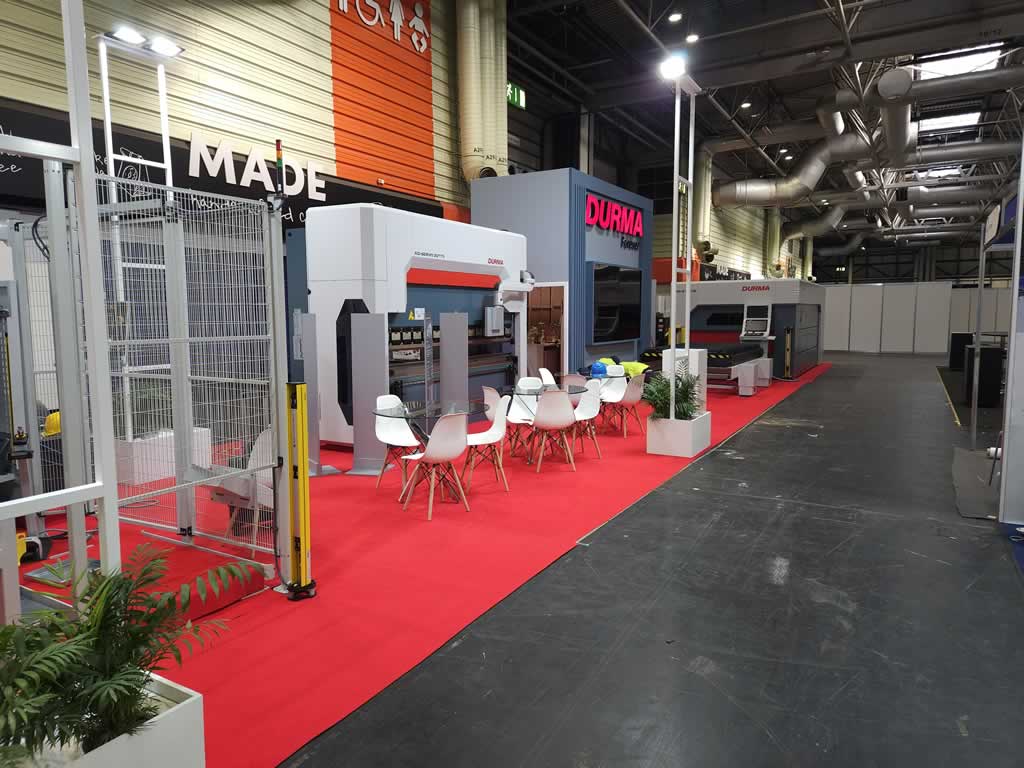 Durma Machines exhibition stand