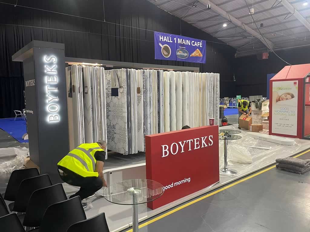 Boyteks Trade Stand at the Bed Show 2024