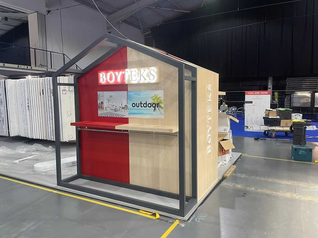 Boyteks Trade Stand at the Bed Show 2024