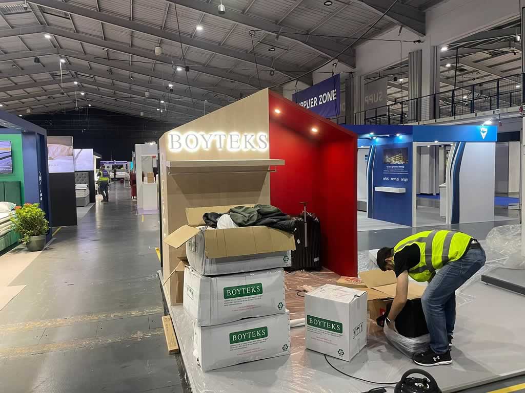 Boyteks Trade Stand at the Bed Show 2024